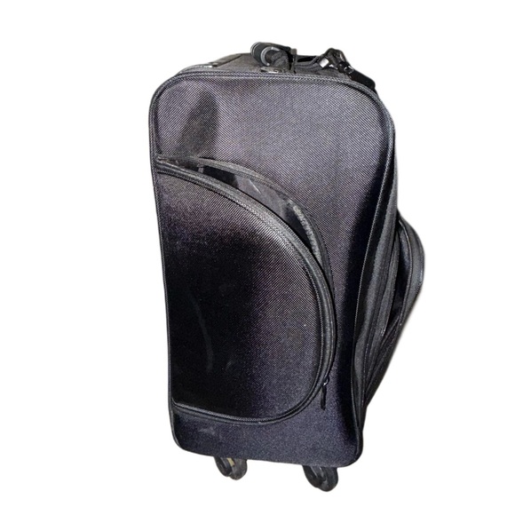 Makeup and Hair Case Rolling Travel Bag with Wheels - Picture 3 of 10